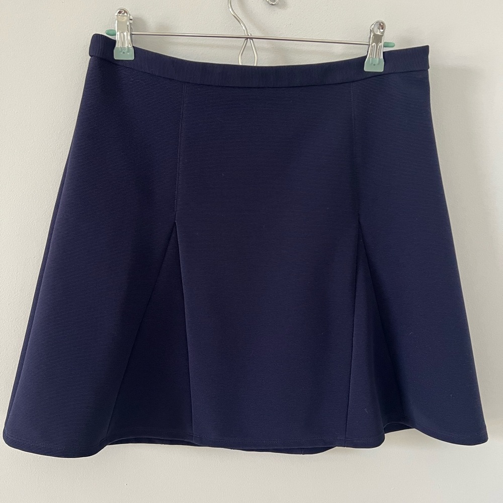 Halogen (Nordstrom) Navy Blue Flare Skirt